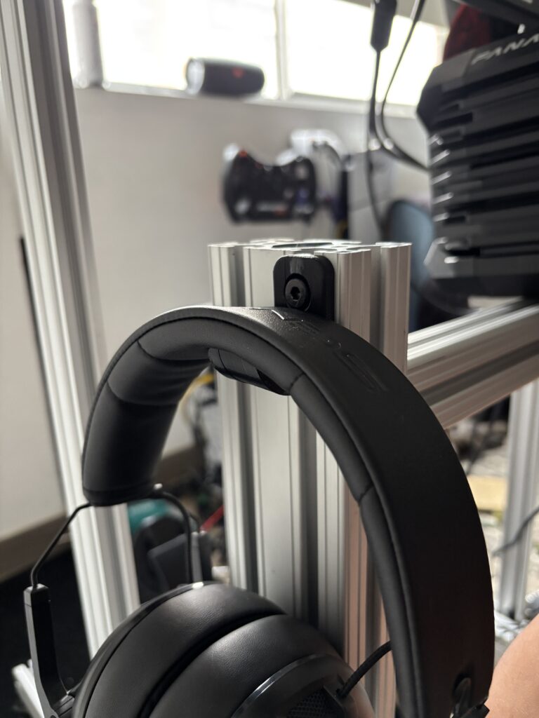 holder audífonos headset cockpit sim racing mod 3D Colombia PETG