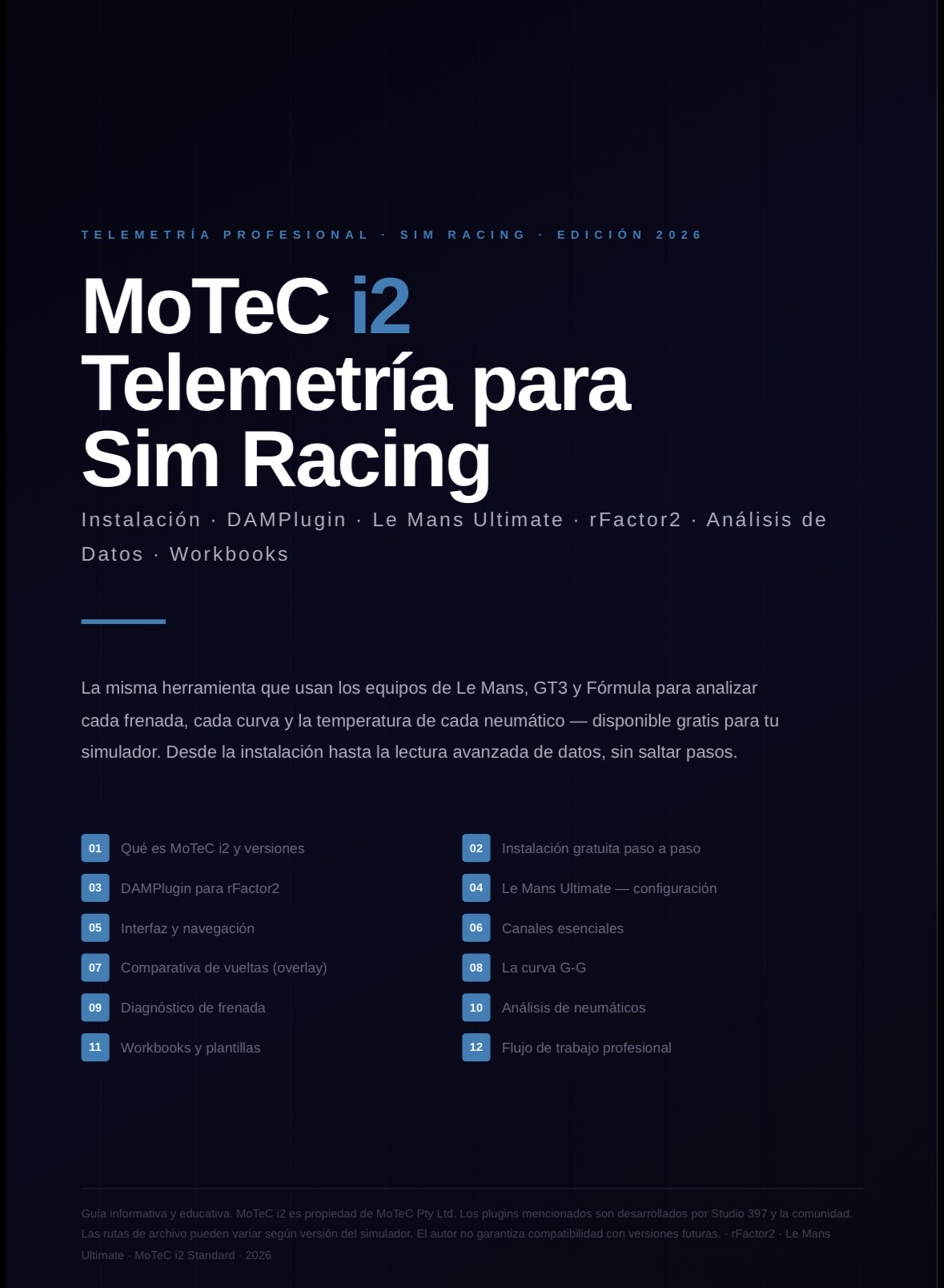 Portada Guía MoTeC i2 2026