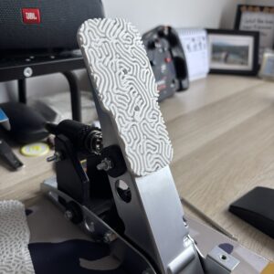 Face Plate Pedal Sim Racing — Placa Personalizada Mod 3D