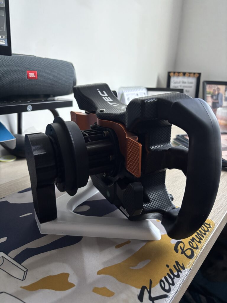 Holder Volante Mesa — Moza QR / Fanatec QR1 QR2 Mod 3D